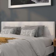 Flash Furniture King Size, Headboard, White Vinyl HG-HB1705-K-W-GG